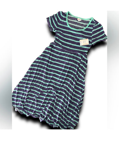 Riley - Purple Teal Stripe