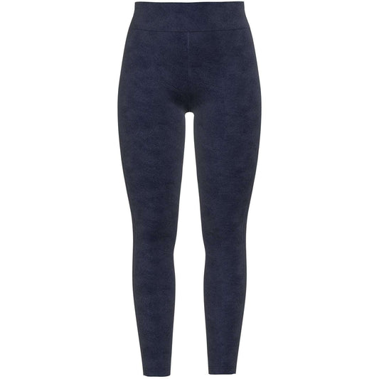 LUXE Leggings - Solid Maritime Blue Faux Leather