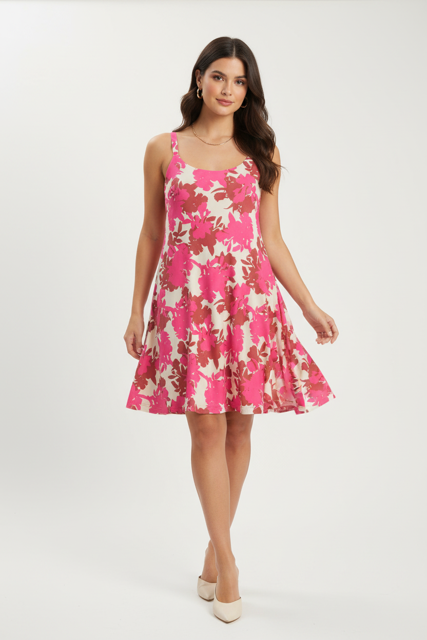 Lynn - Pink and Red Floral