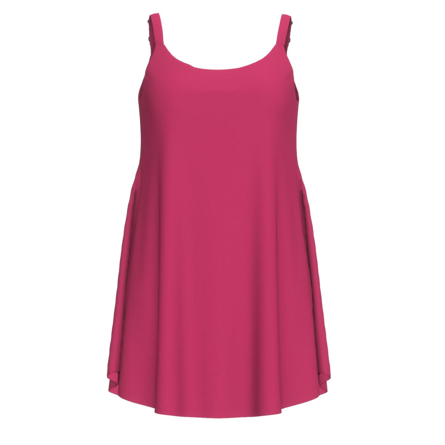 Lynn - Solid Raspberry Sorbet Pink