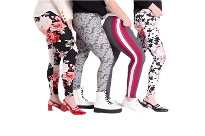 Leggings - Black Grey Wash