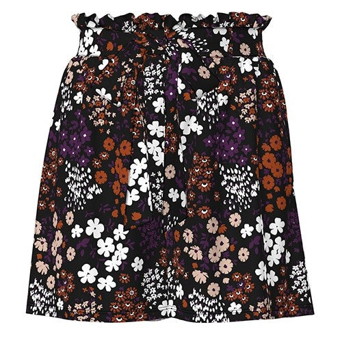 Ella - Black Orange Purple Floral