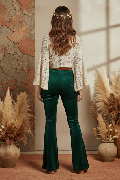 Kylie - Solid Evergreen Stretch Corduroy