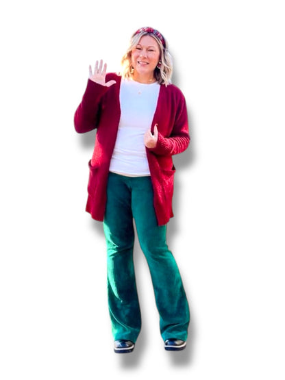 Kylie - Solid Evergreen Stretch Cord