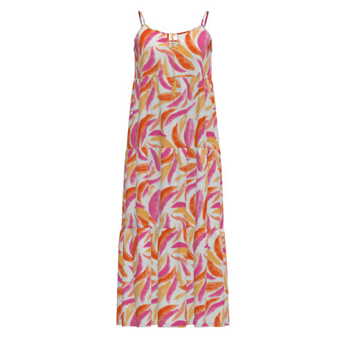 Resort Carina - White Pink Orange Asbtract Print