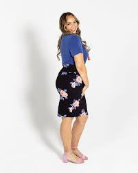 Cassie - Navy Teal Faux Heather