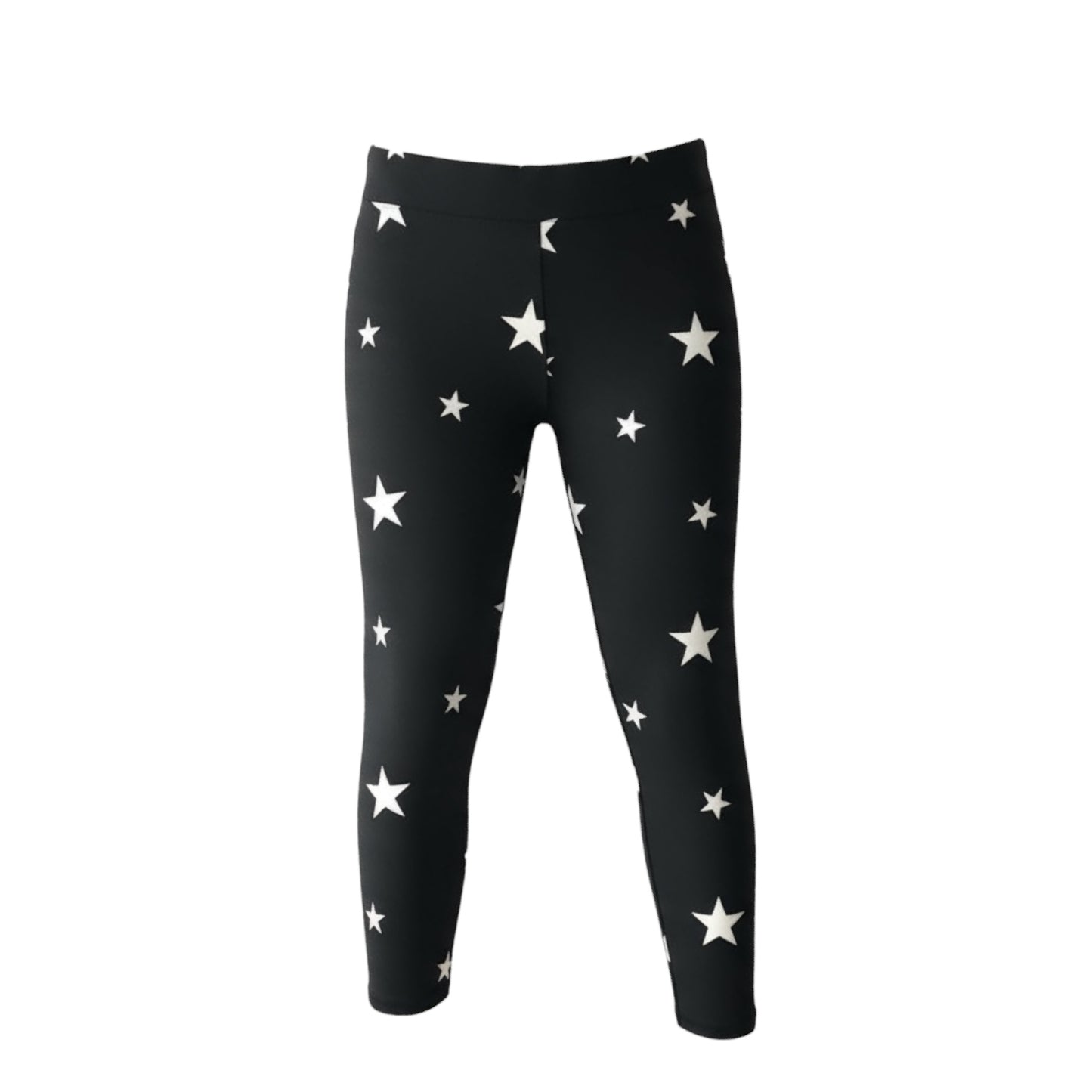 Leggings - Black White Stars