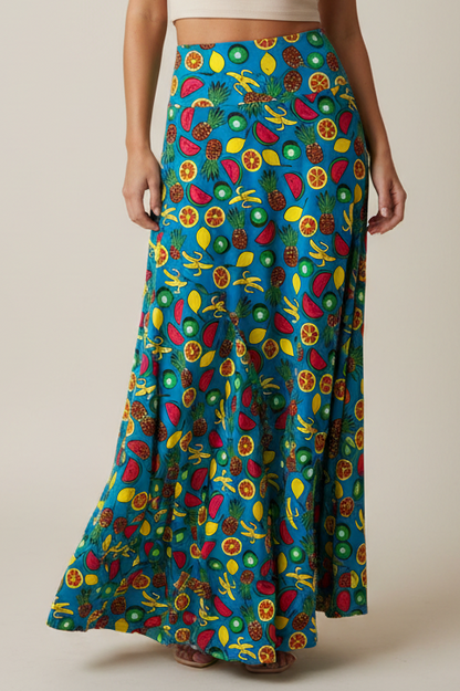 Vintage LuLaRoe Maxi Skirt - Fruit