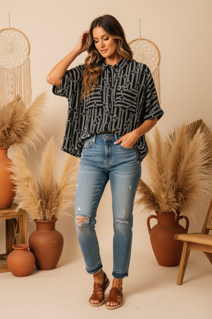 Amy - Dolman Sleeve Top