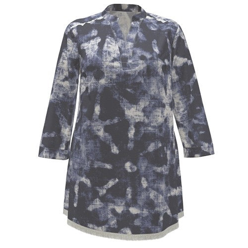 Resort Coastal - Navy White Tie Dye
