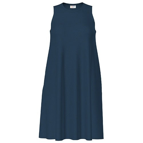 Charlotte - Solid Moonlit Ocean Blue