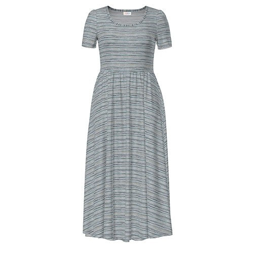 Riley - Grey Teal Faux Heather