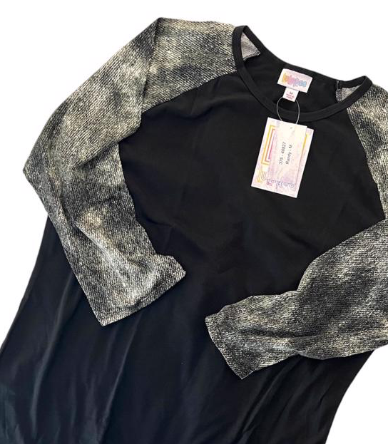 Randy Unisex Tee - Black Grey