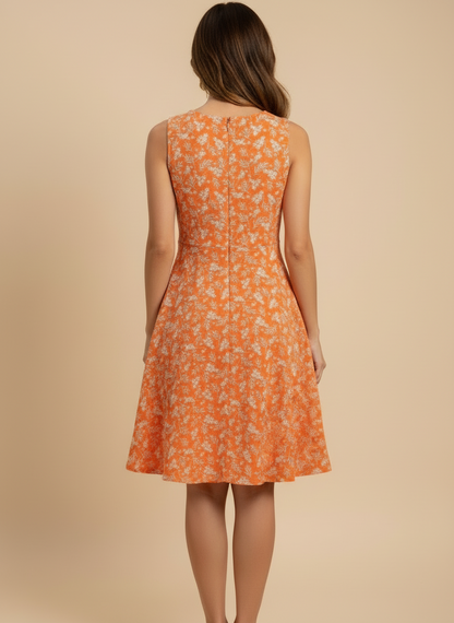 Nicki - Orange Floral