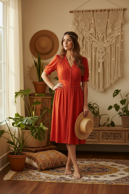 Skyler - Solid Cherry Tomato Red