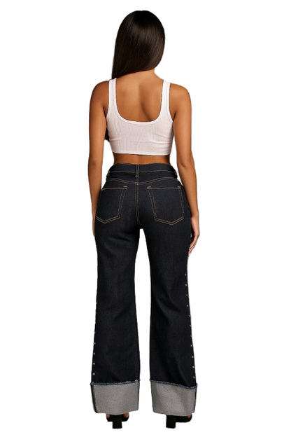 Gary Studded Low Rise Jean