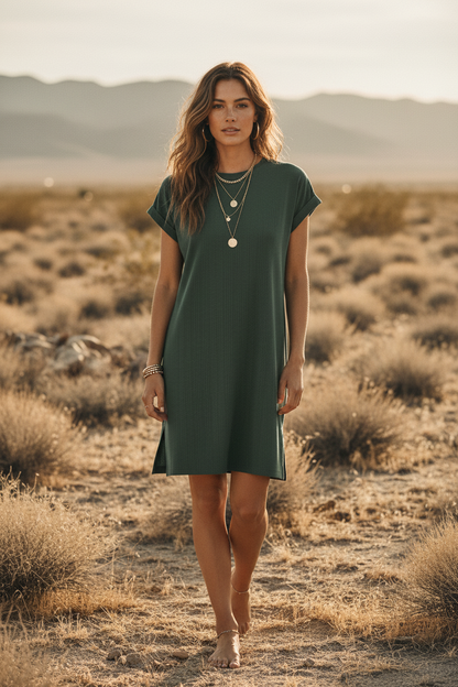 Chelsea - Green Ribbed