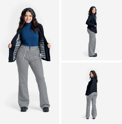 Emery - Black White Houndstooth