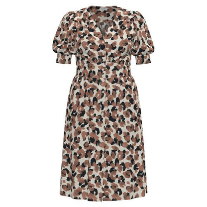 Skyler - Cream Black Brown Cheetah Print