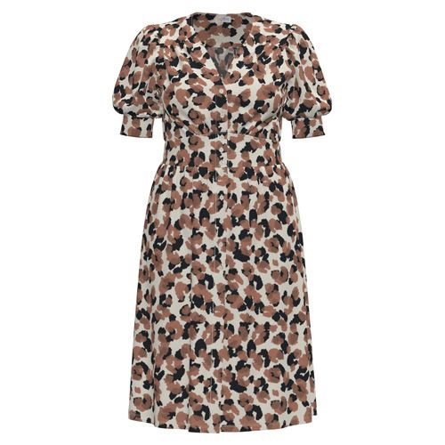 Skyler - Cream Black Brown Cheetah Print