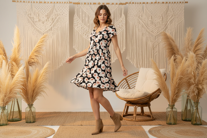 Heidi - Black Ivory Floral