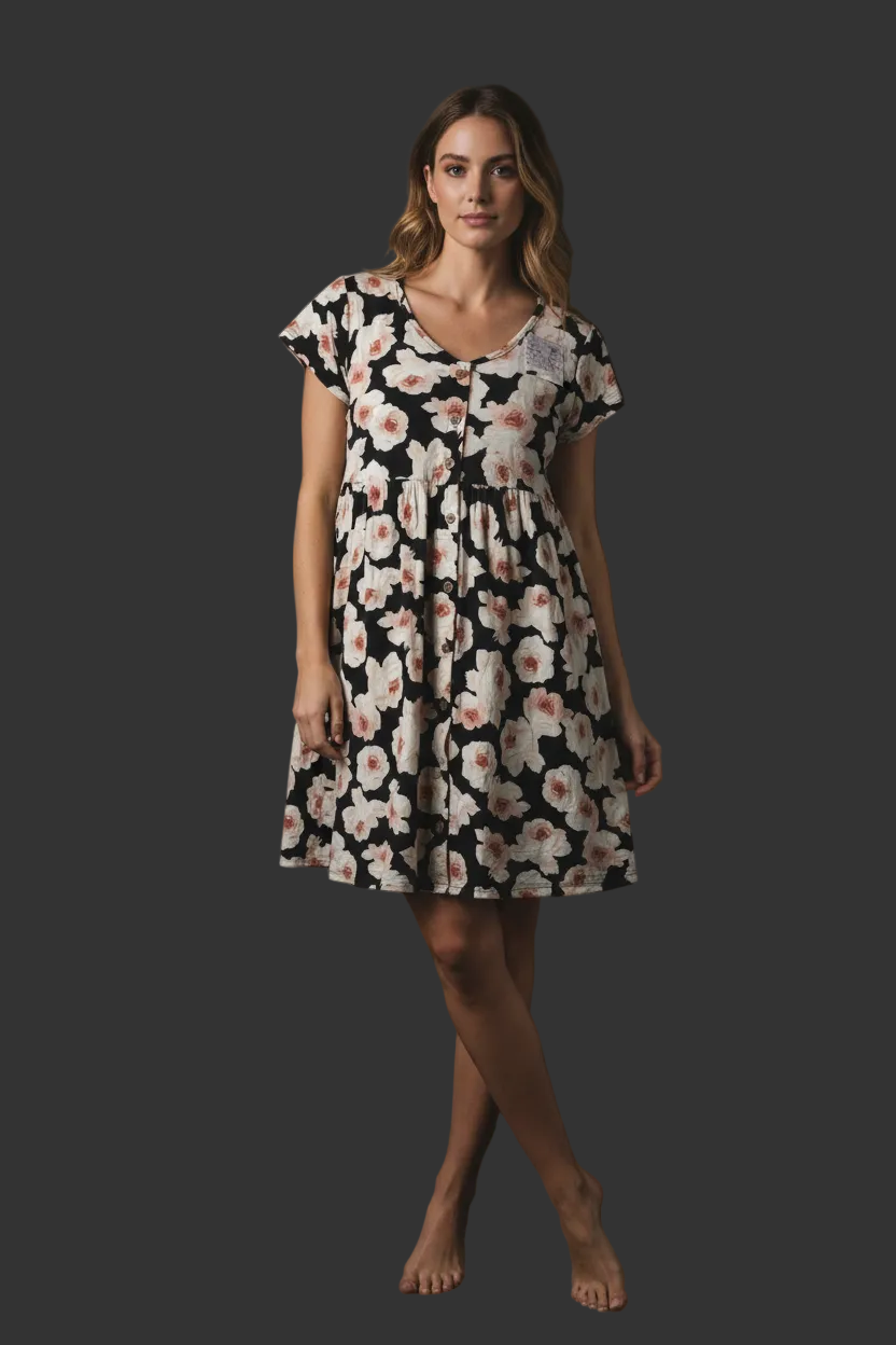 Heidi - Black Ivory Floral