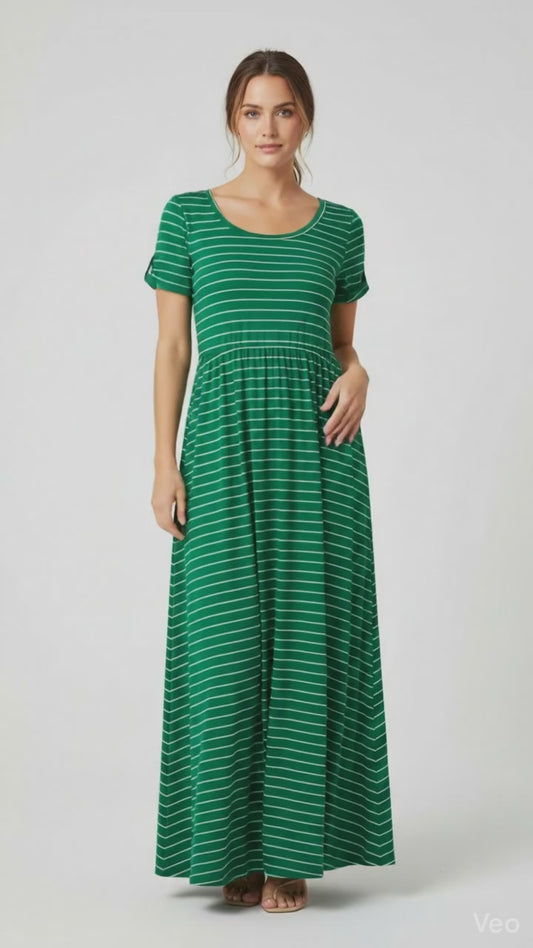 Riley - Green Stripe