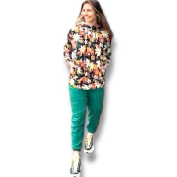 Regan - Black Red Yellow Floral