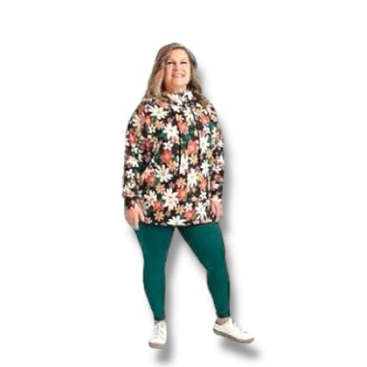Regan - Black Red Yellow Floral