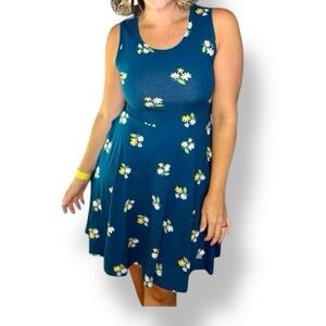 Nicki - Dark Teal Floral